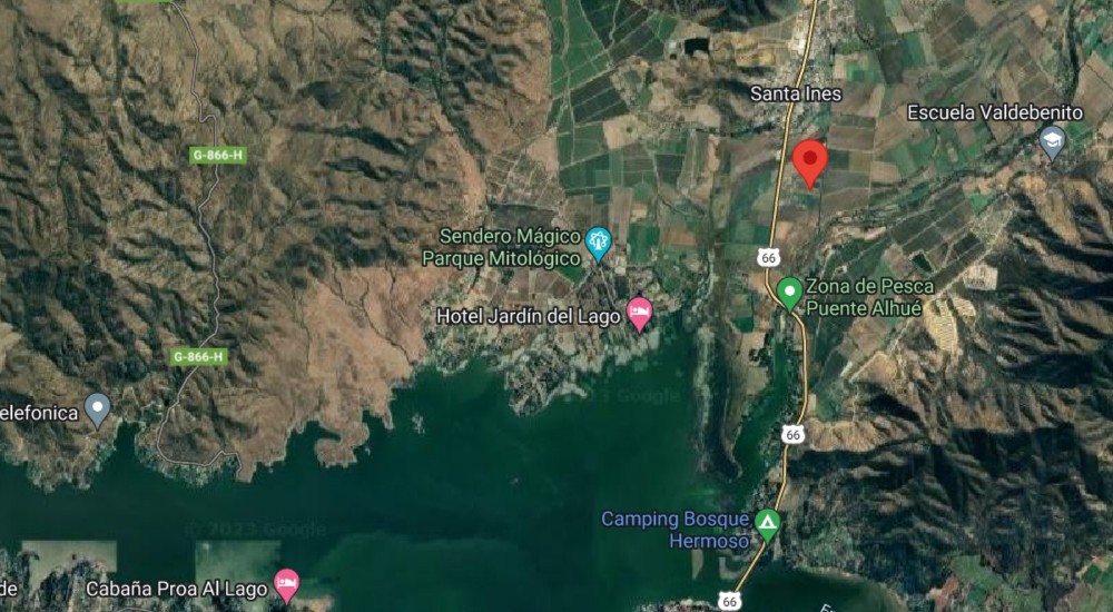 Parcela de 5.000m2 en Lago Rapel